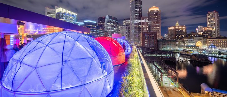 5 Best Rooftop Bars in Boston - Lookout Rooftop at Envoy